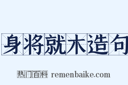 身将就木造句是什么意思的图片